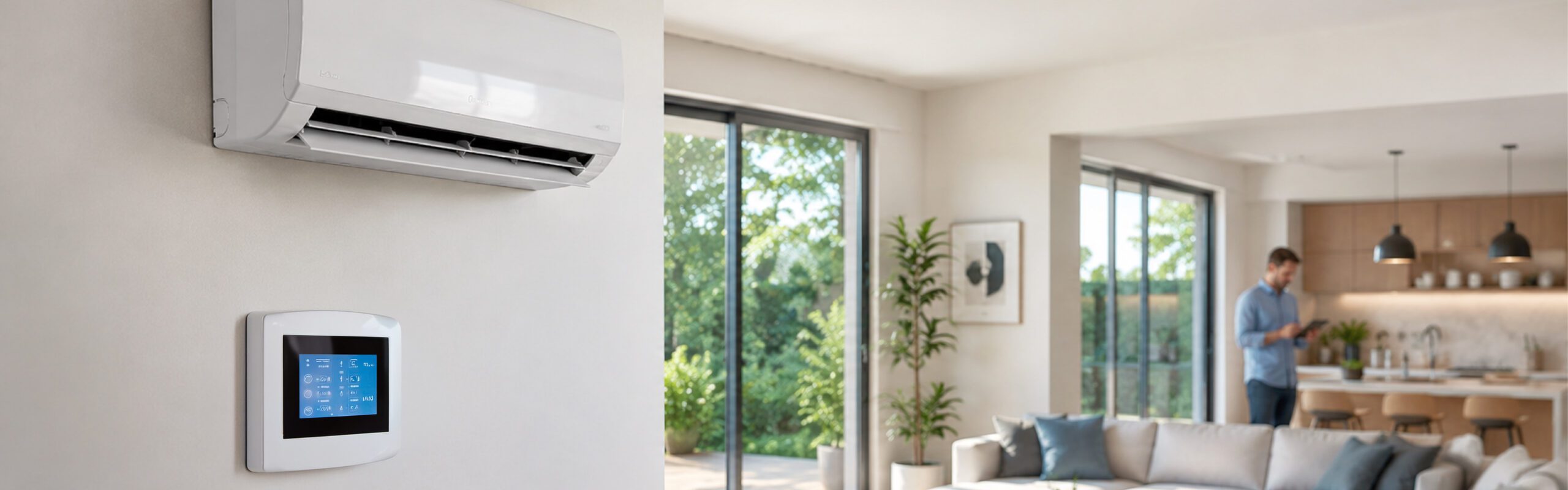 Smart Control inside modern home
